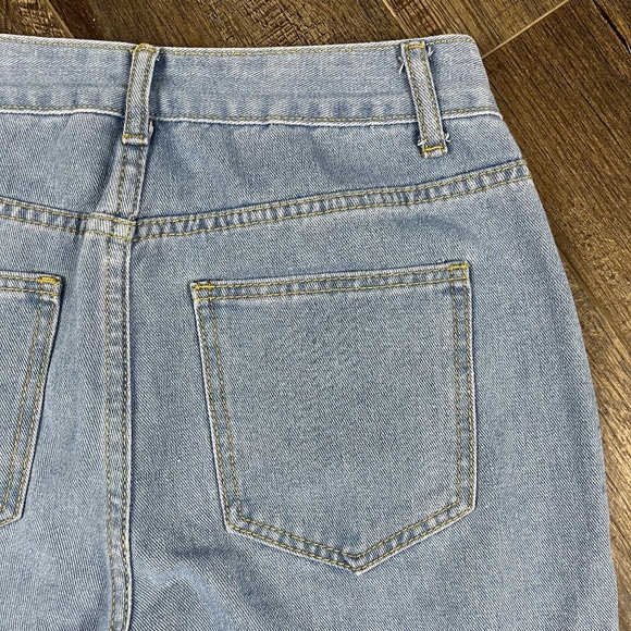 boohoo High Rise Blue Jeans Pants Denim ((size 6)) - Picture 3 of 8